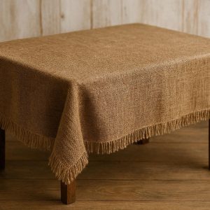 Burlap Tablecloth for Rustic Events Natural and Eco Friendly