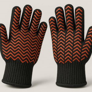 Heat Resistant Gloves for Kitchen with Non Slip Grip Pattern
